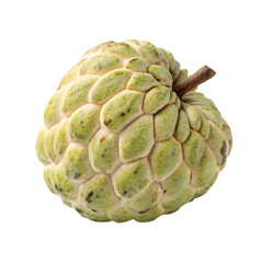 Fototapeta premium Custard apple isolated on a transparent background