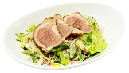 Collagen Pork Salad with Fresh Vegetables