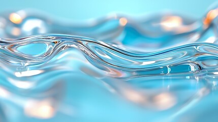 Water Surface Abstract Blue