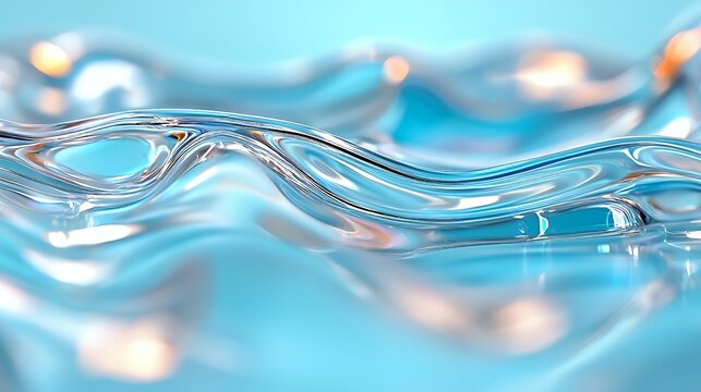 Water Surface Abstract Blue