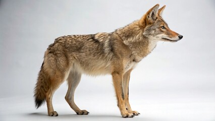 Fototapeta premium Coyote on studio background
