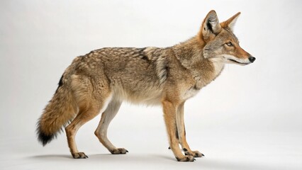 Fototapeta premium Coyote on studio background