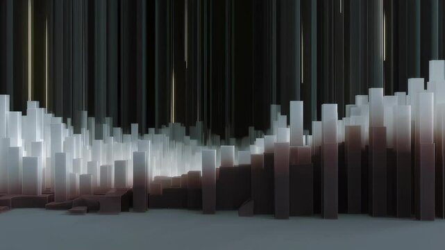 Analytical Focus A minimalist design emphasizing a histographic analysis of platelet counts with an intricate rain effect depicting individual platelets descending onto a surface dynamically