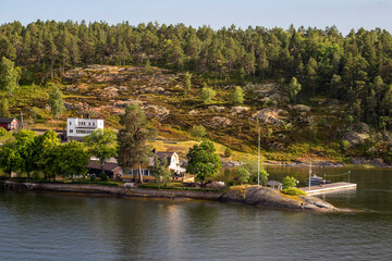 Sailaway Cruise Ship View Stockholm Sweden
