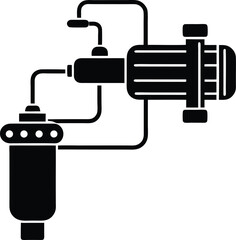 vector illustration of water pipe