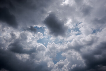 dark storm clouds with background,Dark clouds before a thunder-storm.	