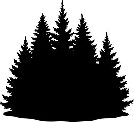 Obraz premium Jagged Mountain Range Silhouette