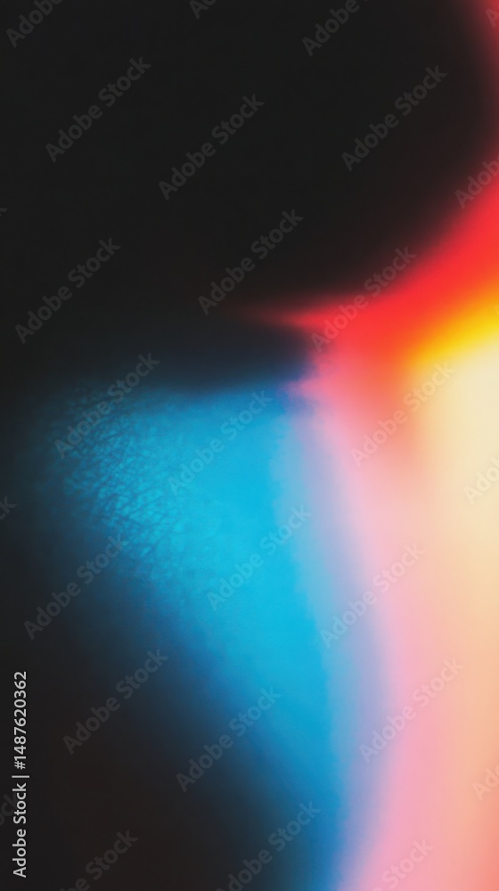 Wall mural abstract color gradient with dark and bright hues in soft focus