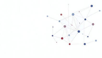 needle and thread on white background