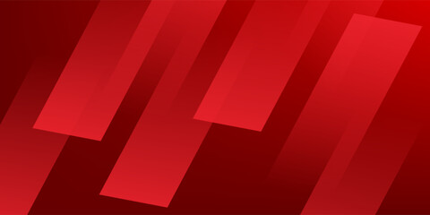 Fototapeta premium Red abstract background. Dynamic shapes composition. Eps10 vector