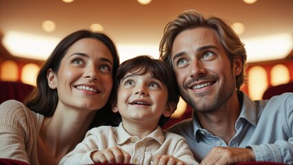 Fototapeta premium People Sharing Happiness In A Loving Family
