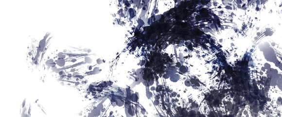 抽象的　水墨画　背景素材