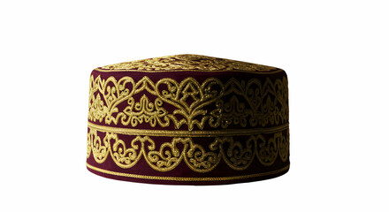 Embroidered Kufi Cap Muslim Hat Islamic Headwear