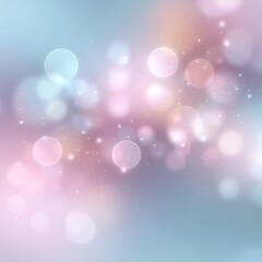 Obraz premium Ethereal bokeh lights with pastel hues and sparkles create a dreamy backdrop