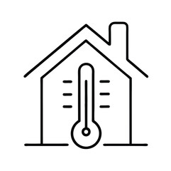  House with Thermometer