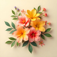 Obraz premium 3d flowers