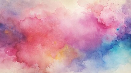 Fototapeta premium Watercolor Cloud Background