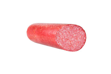 Demisec salami close up cut