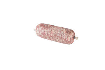 Frozen bar of minced meat
