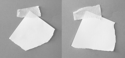 pieces of torn paper texture background, copy space for your text.