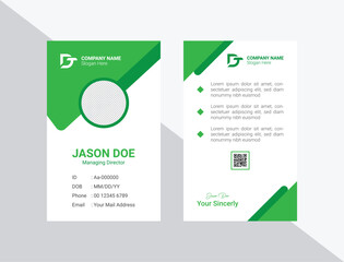Corporate Modern professional business id card