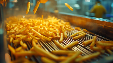 Freshly baked fries