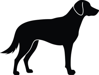 Minimalist Vector Dog