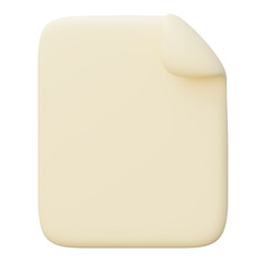 Curled page adrift in void