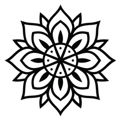  Geometric Floral Mandala
