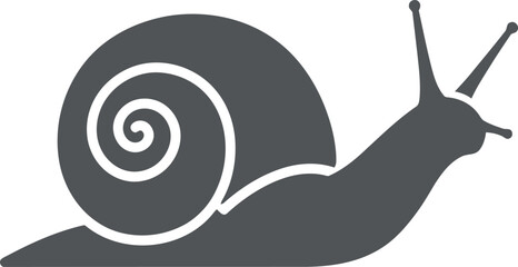 Minimalist Snail Vector © Tharindu