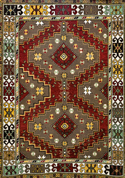 armenian carpet pattern