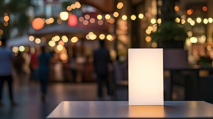 A well-dressed man in a suit holds a blank sign in a bustling urban street. surrounded by blurred figures. conveying a sense of anonymity and potential for messaging