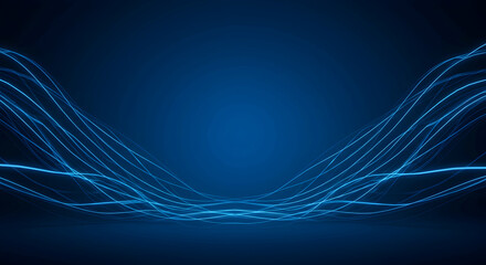 abstract,  background,  blue, Abstract Blue Glowing Lines Background