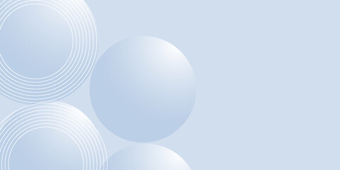 Abstract blue modern background with circle elements. Digital technology concept.