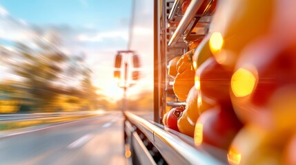 Cable Car Ride at Sunset with Fruits