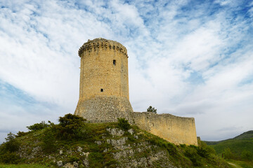 The Castle of Bominaco is a medieval castle in Bominaco on the plateau of Navelli, Province of...