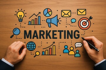 Marketing and planning illustrations