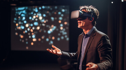  A tech visionary presenting a groundbreaking innovation at a TED-style conference (3)