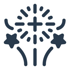 Colorful Firework for Festa Junina Night Show