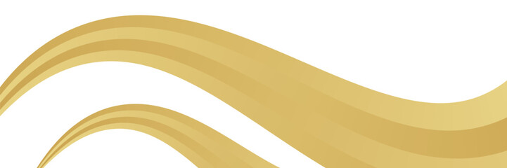 gold wave curve, golden wave corner shape for element, stripes ribbon golden graphic, striped gold. eps 10
