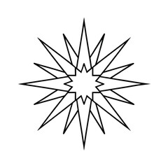 compass rose vector
