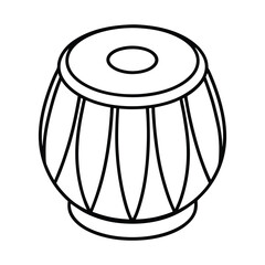 drum isolated on white