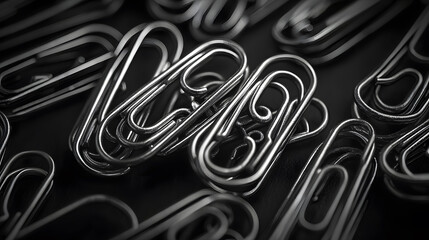 Creating artistic patterns with paper clips dusk setting photography moody atmosphere close-up view visual experiment