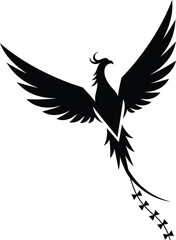 Fototapeta premium Phoenix Kite Vector Design