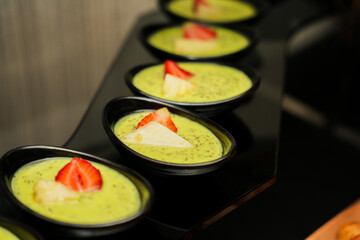 fresh vegetables on a frying pan