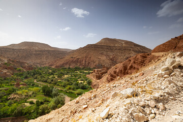 Telouet Kasbah in Atlas Mountains, Morocco,