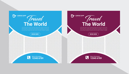 Travel Social Media Post Template