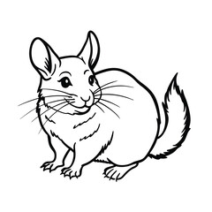 vector illustration of a cat