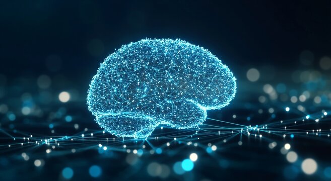 The main topics consist of image, Digital Brain, Neural Networks, AI Technology, and Machine Learning