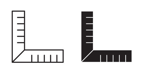 Carpenter ruler icon